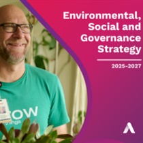 Snapshot of the cover page of the ESG Strategy